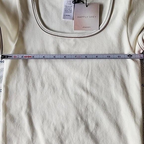 2 Womens Happily Grey Baby Tees - Picture 8 of 9